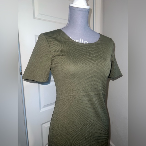 Army green bodycon dress - Picture 2 of 4